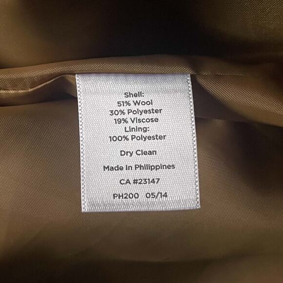 NWT Talbots Womens Lined A-Line Pencil Skirt Red Green Stripe Wool Blend Size 10 - Picture 2 of 6